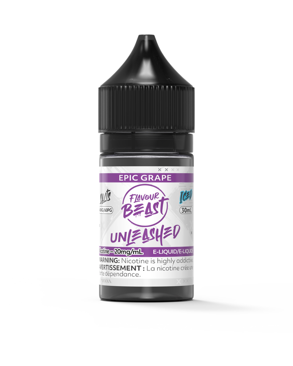 Flavour Beast Unleashed Salt Nic E-Liquid Epic Grape