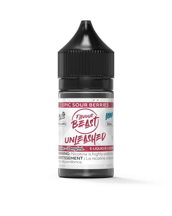 Flavour Beast Unleashed Salt Nic E-Liquid Epic Sour Berries