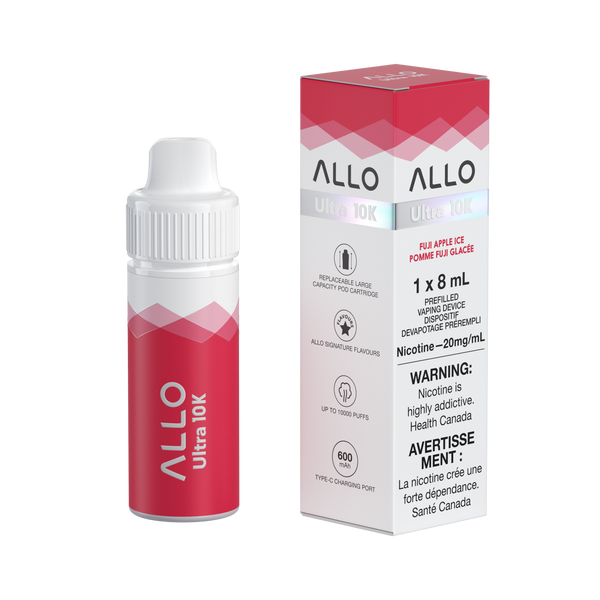 ALLO 10K Fuji Apple Ice Hybrid Disposable Pod Starter kit