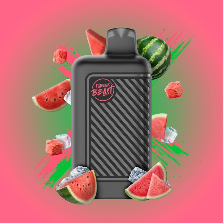 Weekend Watermelon Flavour Beast Mode 8000 Puff Rechargeable Disposable Hazetown Vapes Seattle Washiington