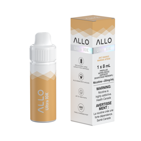 ALLO 10K Juicy Mango Hybrid Disposable Pod Starter kit
