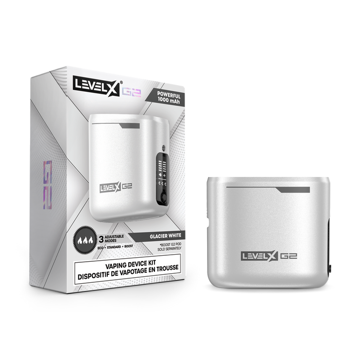 LEVEL X G2 1000 MAH USB-C POD SYSTEM LEVEL X G2 1000 MAH USB-C POD SYSTEM GLACIER WHITE