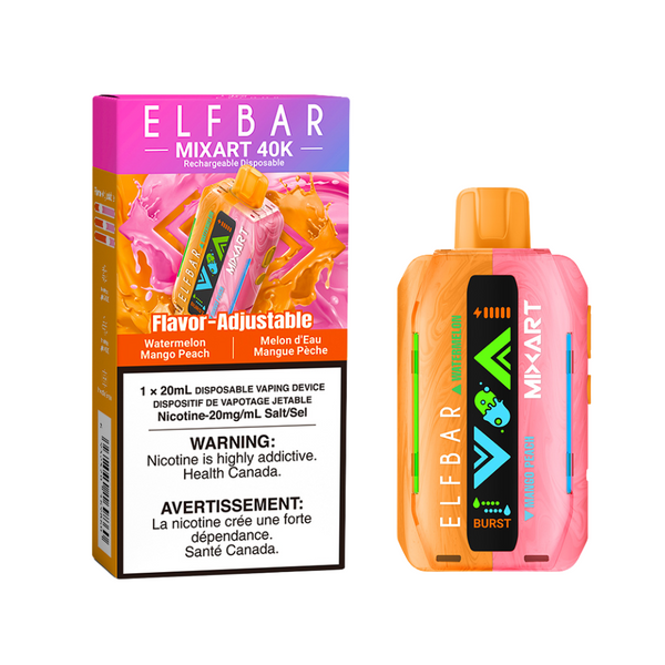 ELF BAR MixArt 40K Watermelon Mango Peach Disposable