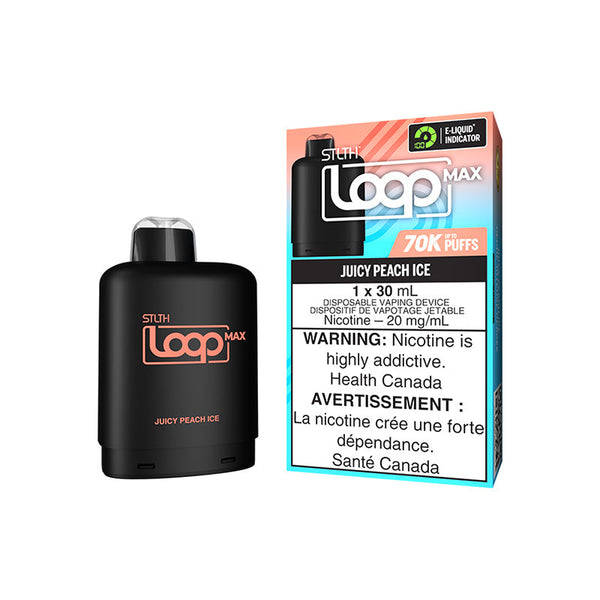 STLTH LOOP MAX 70K JUICY PEACH ICE REPLACEMENT POD