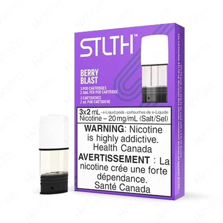 Stlth Pods Berry Blast vape Hazetown Vapes Toronto