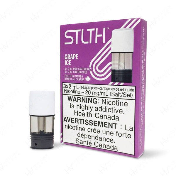 STLTH Grape Ice Replacement Pods HAZETOWN VAPES HAMILTON ONTARIO