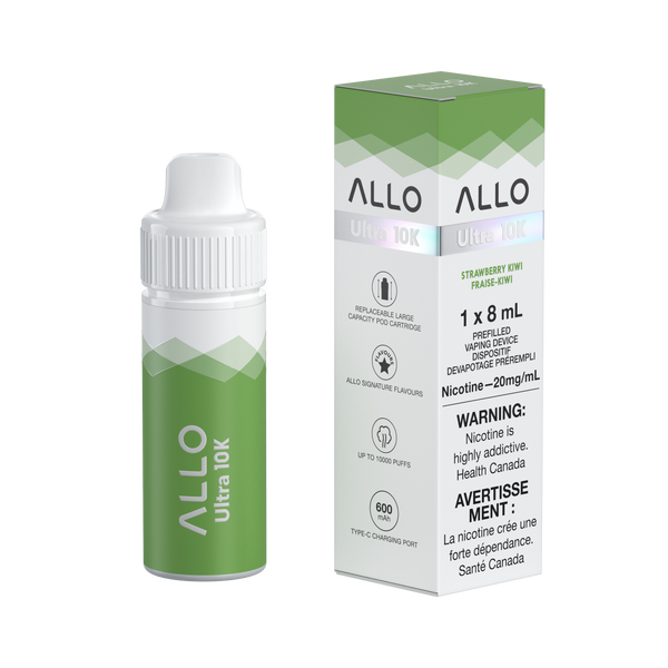 ALLO 10K Strawberry Kiwi Hybrid Disposable Pod Starter kit