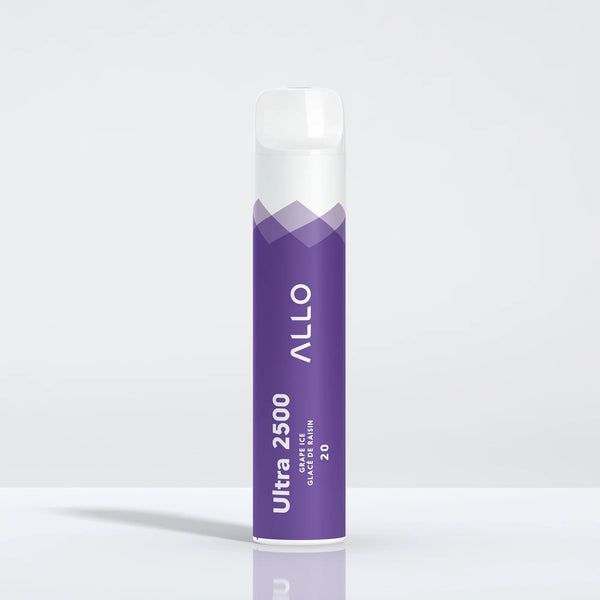 ALLO ULTRA 2500 GRAPE ICE DISPOSABLE VAPE Hazetown Vapes Surrey British Columbia