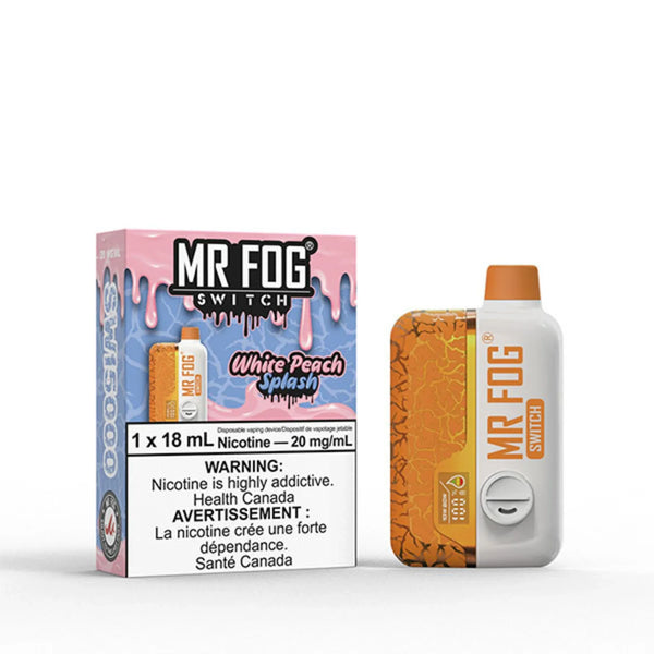 Mr Fog Switch 15K White Peach Splash