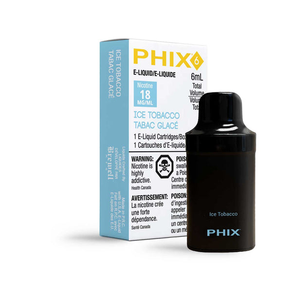 PHIX 6ML POD ICE TOBACCO Hazetown Vapes New York