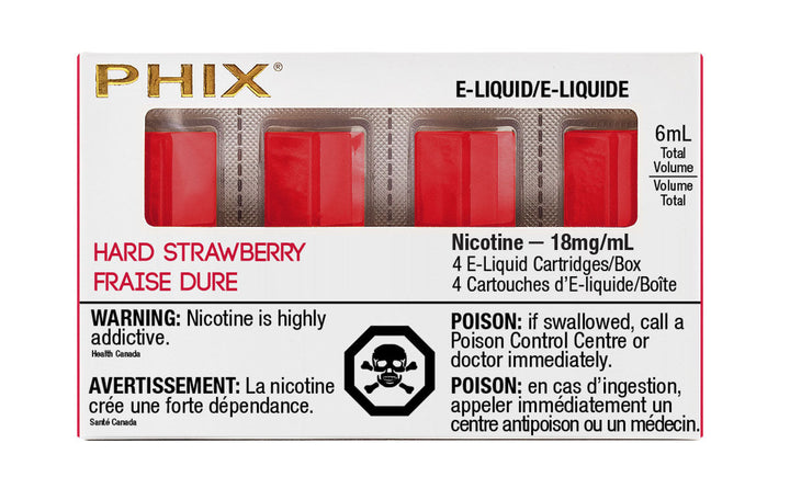 PHIX E-Liquid Hard Strawberry.