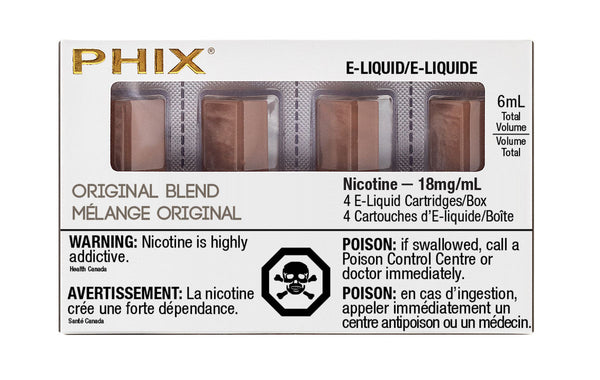 PHIX PODS ORIGINAL TOBACCO 4 X POD PACKAGE