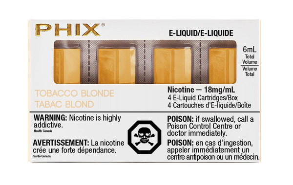 PHIX PODS BLONDE TOBACCO 4 X POD PACKAGE