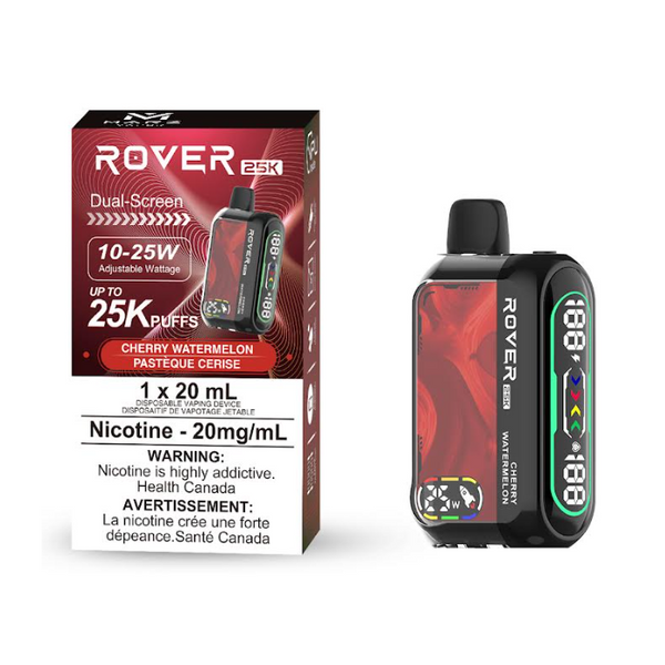 ROVER 25K CHERRY WATERMELON RECHARGEABLE DISPOSABLE