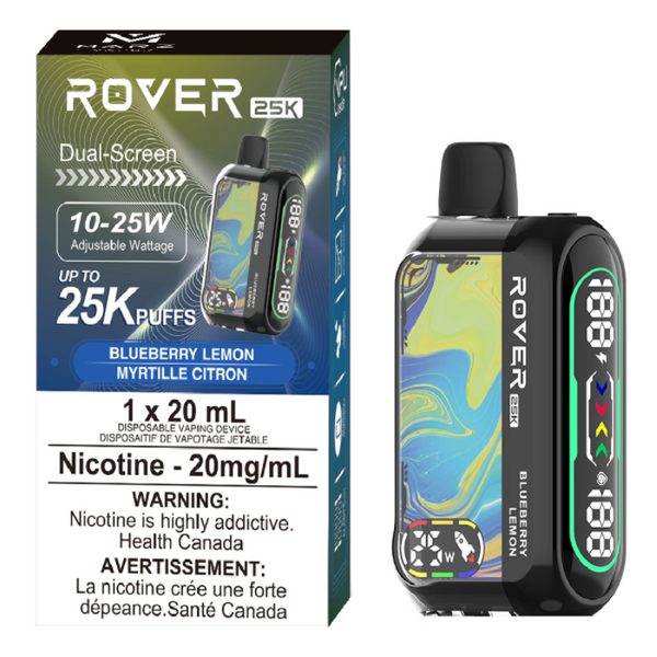 ROVER 25K BLUEBERRY LEMON RECHARGEABLE DISPOSABLE