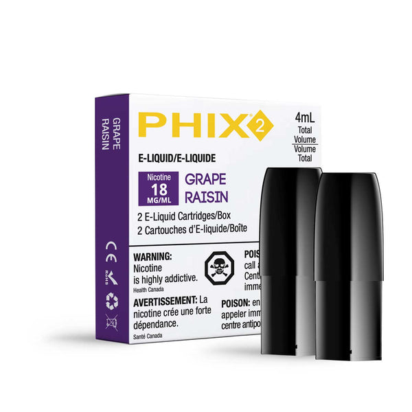 PHIX PODS | GRAPE 4 X PACK PACKAGE HAZETOWN VAPES TORONTO