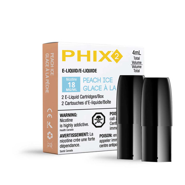 PHIX PODS PEACH ICE Hazetown Vapes Texas USA