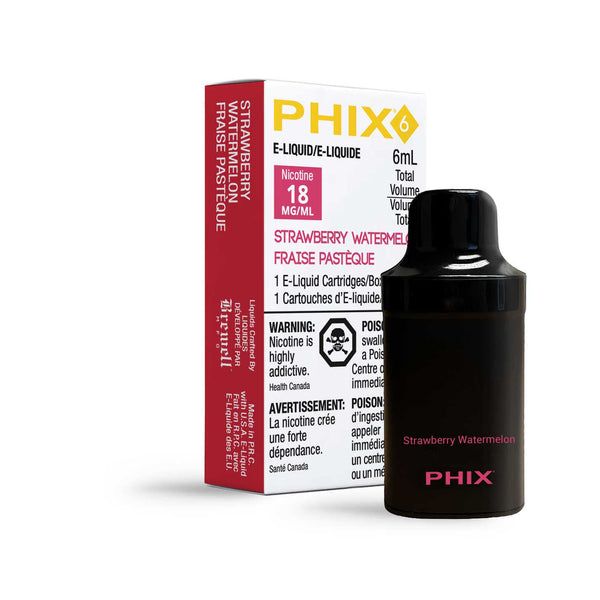 PHIX 6ML POD STRAWBERRY WATERMELON Hazetown Vapes San Diego California